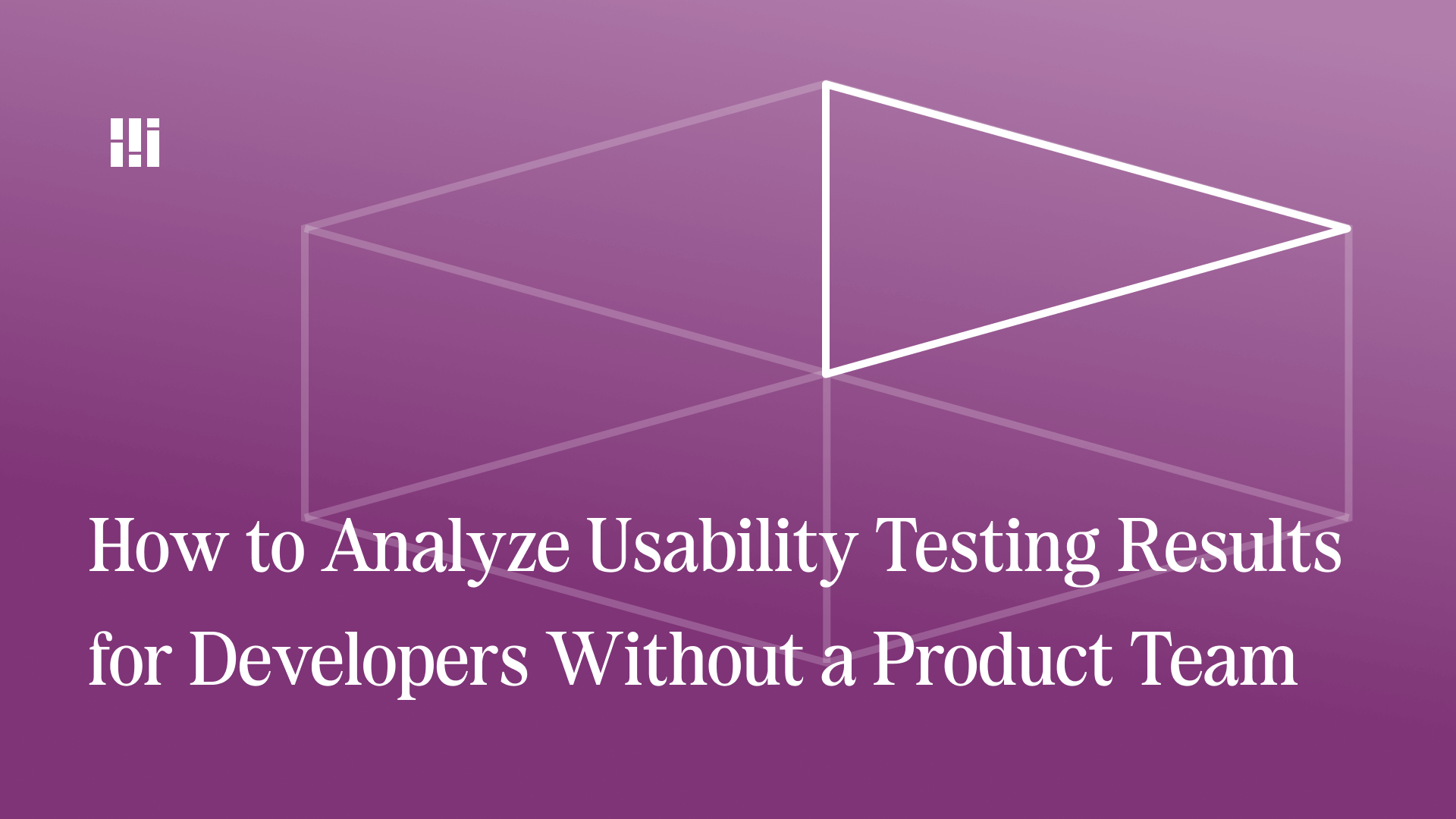 Usability Testing Results for Developers