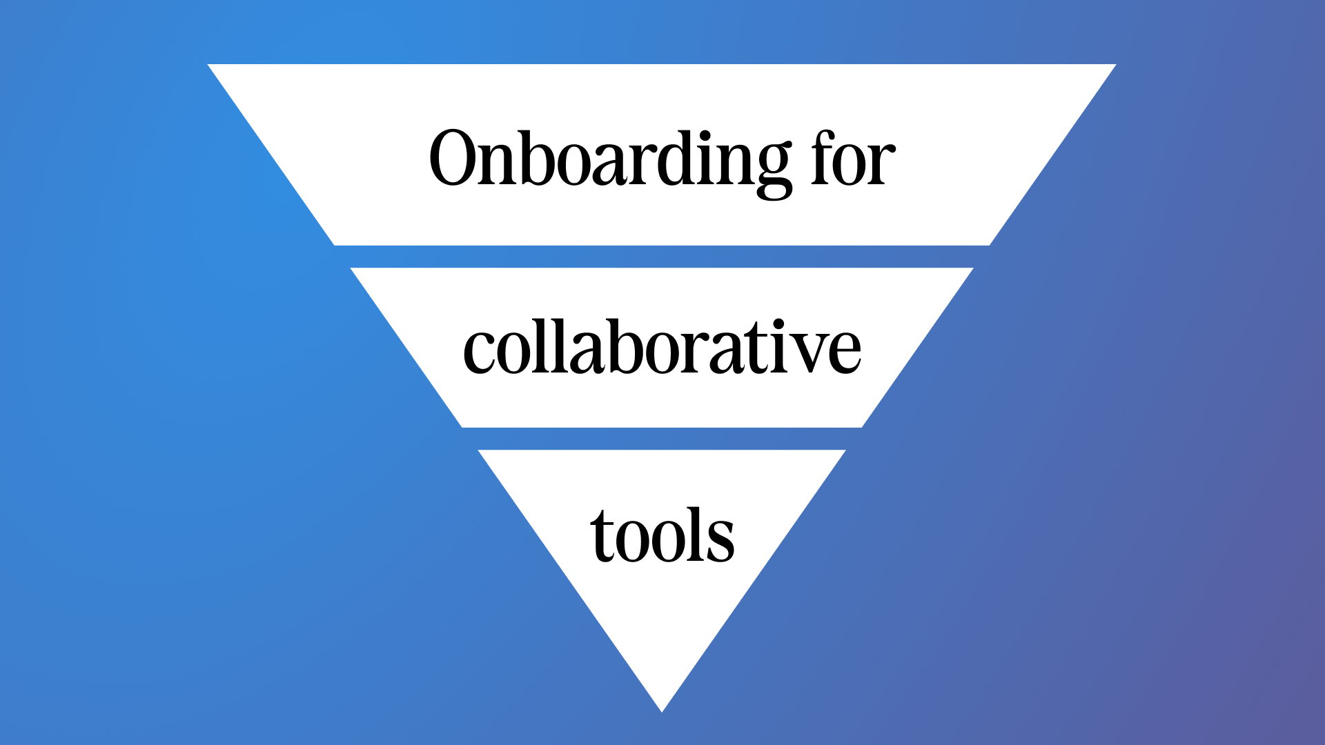 Self-serve customer onboarding for collaborative tools